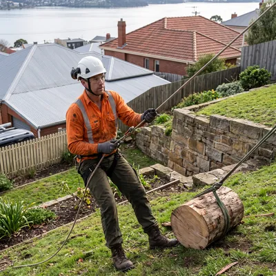 Steep hillside blocks, Hobart