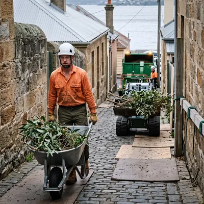 Narrow heritage access, Hobart