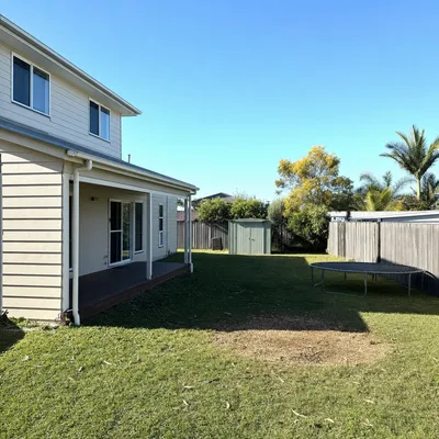 After: Leaning blue gum dismantled off a roofline, Hobart