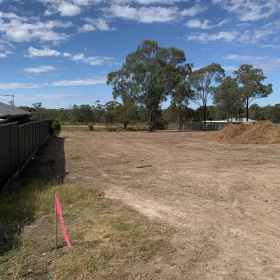 After: Block clearing ahead of a build permit, Hobart